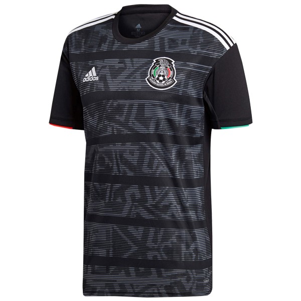 Maillot Football Mexico Domicile 2019 Negro Gris